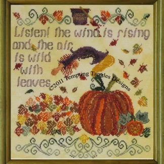 Jumpin' Jack Frost cross stitch pattern from Tempting Tangles Designs TT-JUM