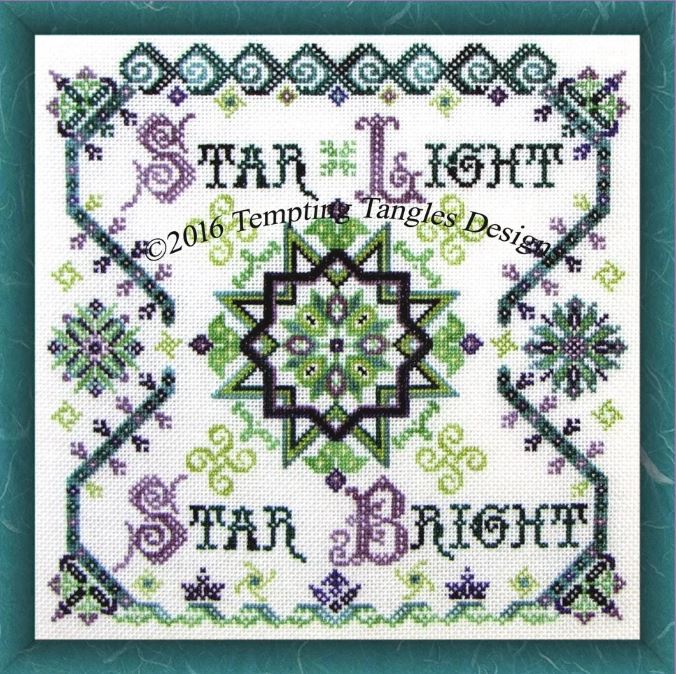 Twilight Star Light cross stitch pattern from Tempting Tangles Designs TT-TWI