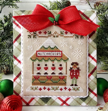 Nutcracker Stand cross stitch pattern from Country Cottage Needleworks CCN-CM10