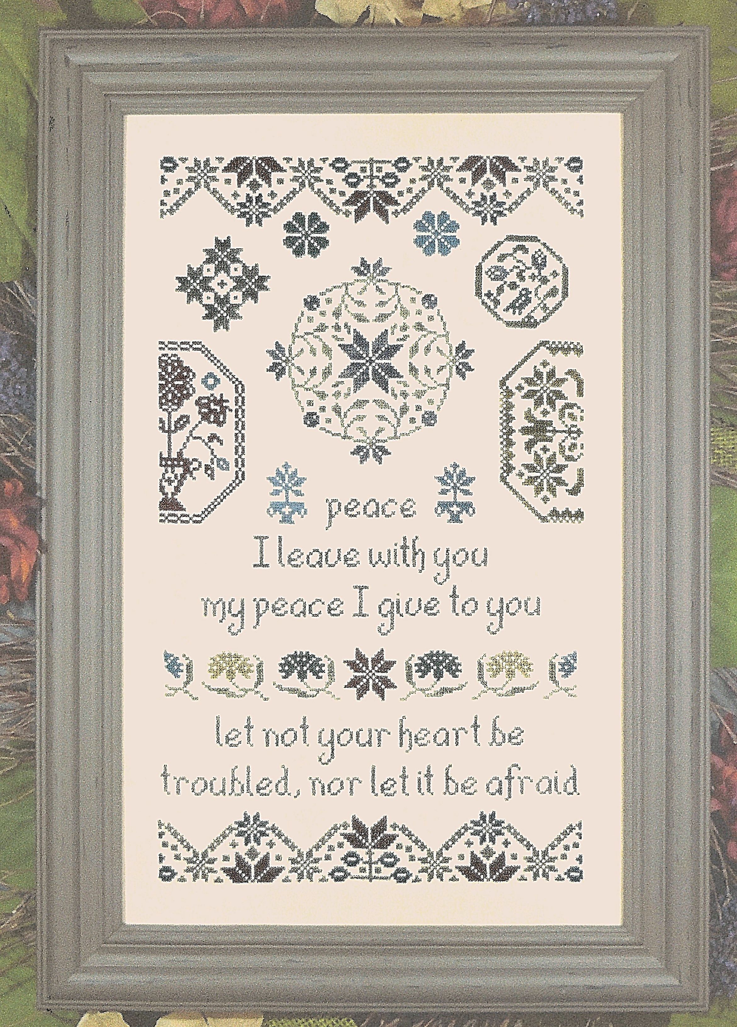 Quaker Peace cross stitch pattern from My Big Toe MBT-186