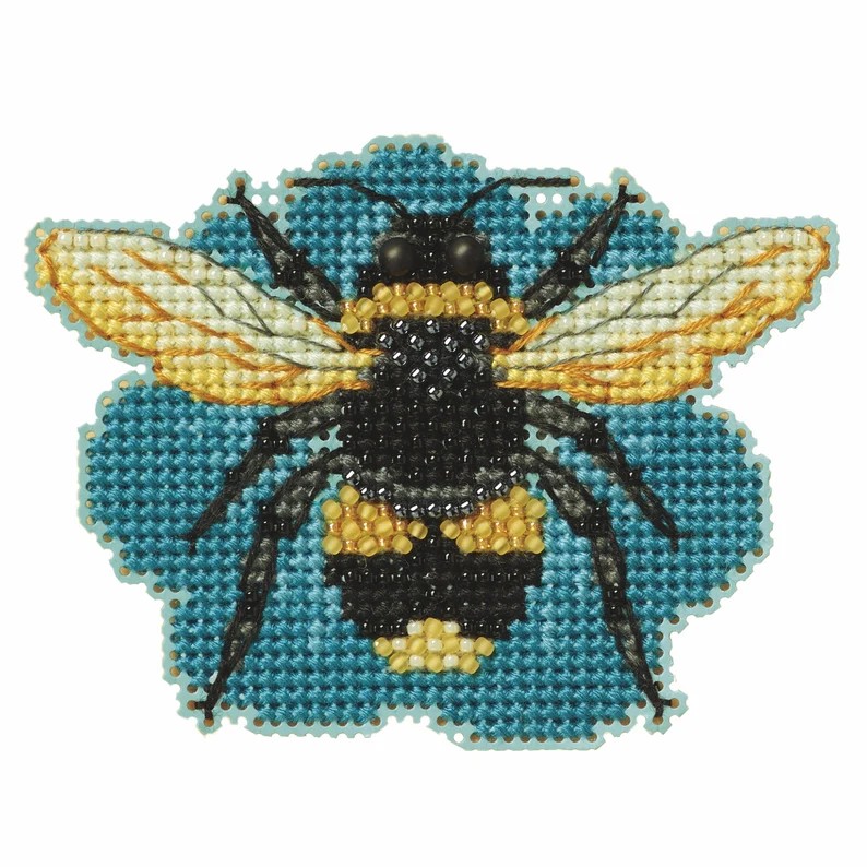 Honey cross stitch bead kit from Mill Hill MH-182426