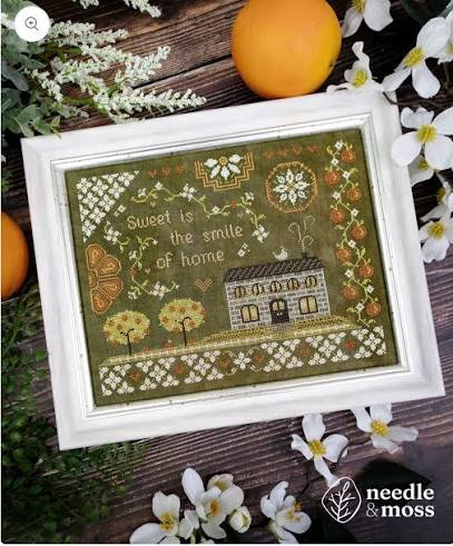 Home So Sweet cross stitch pattern from Needle & Moss NM-HOM
