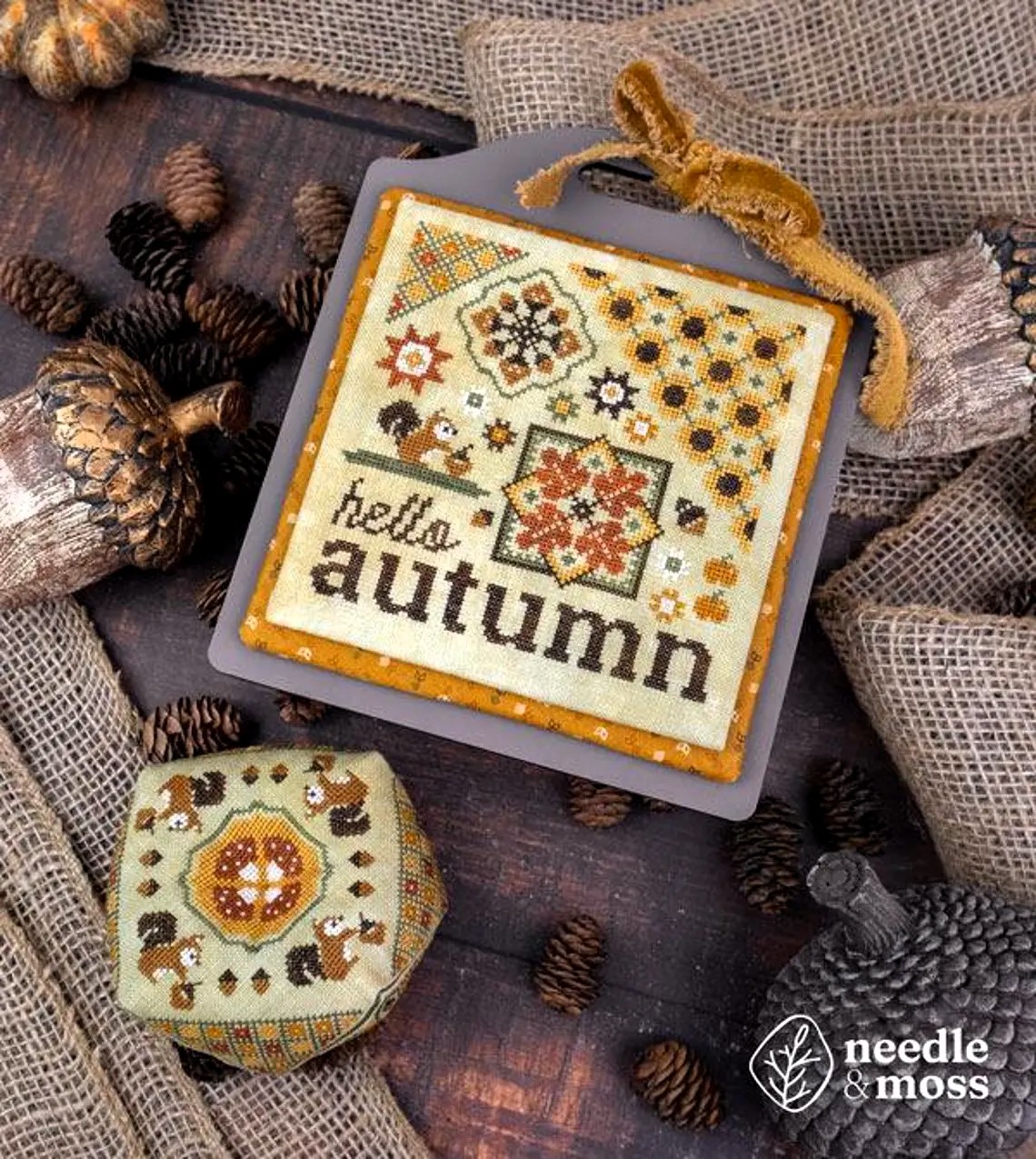 Oh, Nuts cross stitch pattern from Needle & Moss NM-OHN