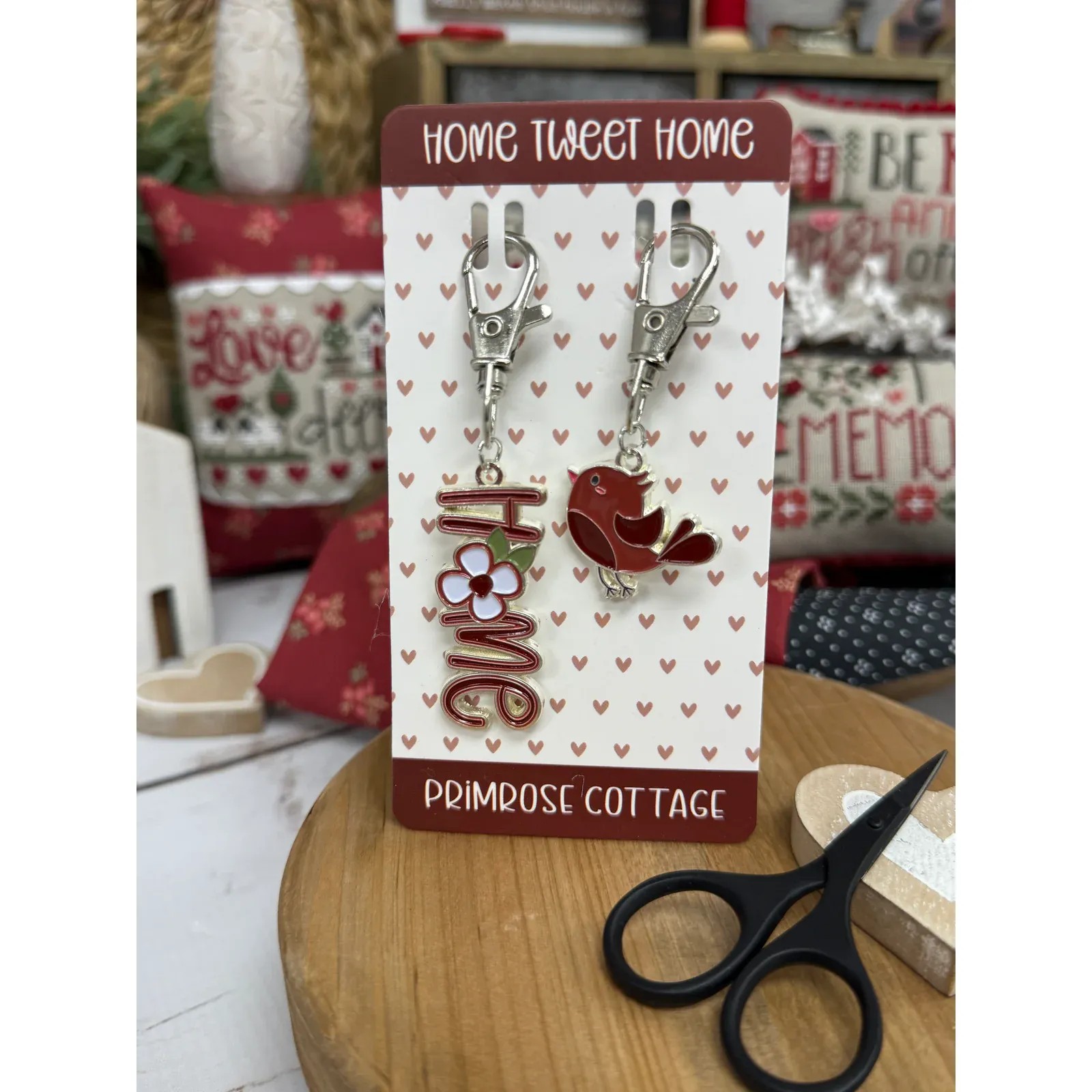 Home Tweet Home Scissor Fobs from Primrose Cottage PC-M050